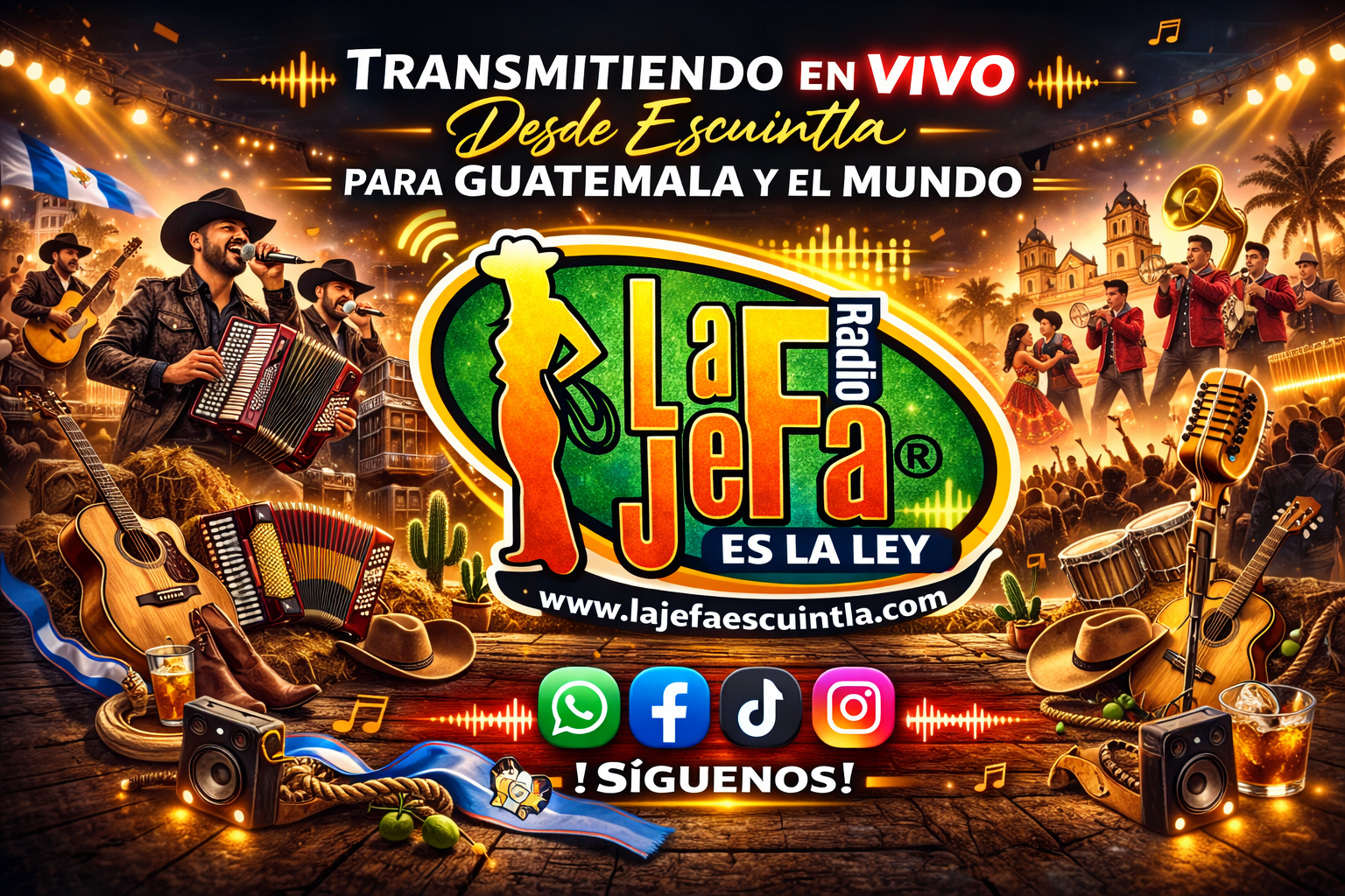 ¡Descubre la Nueva Página y Radio en Línea de La Jefa Escuintla!